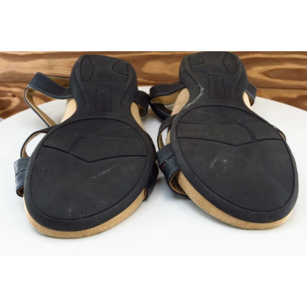 Naturalizer Black Leather Slingback Sandals - Picture 8 of 8